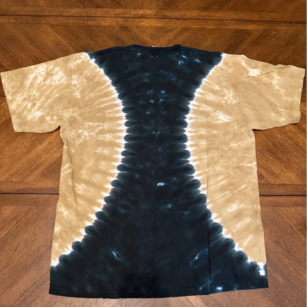 Liquid Blue Elvis Presley Tie Dye Graphic‎ T-Shirt XL Black Tan Rock n Roll Tee - Picture 2 of 5